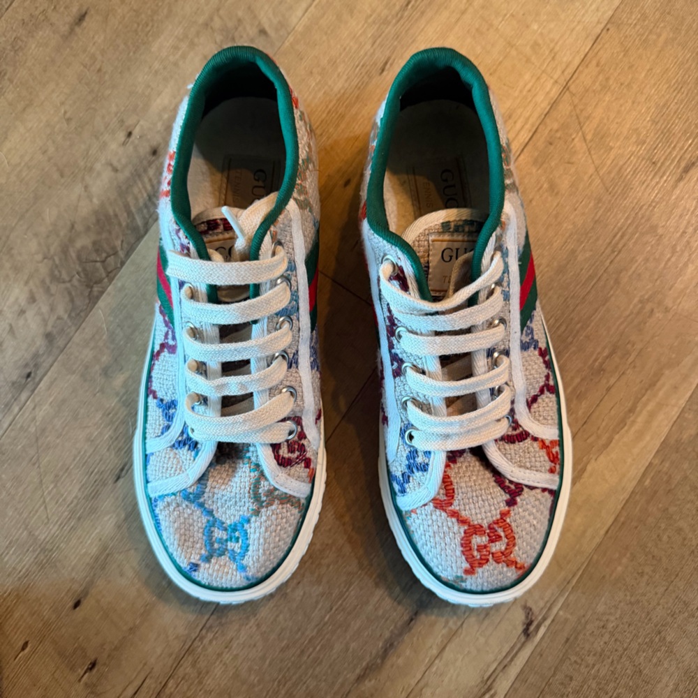 Gucci 1977 Tennis Sneakers | Multicolor - Picture 3 of 11